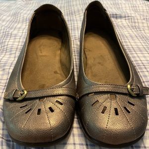 Aerosoles Flats, bronze sz 8